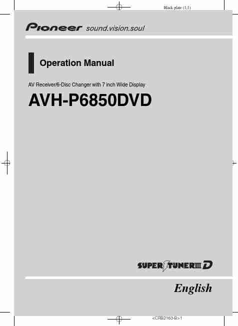 Pioneer Car Stereo System AVH-P6850DVD-page_pdf
